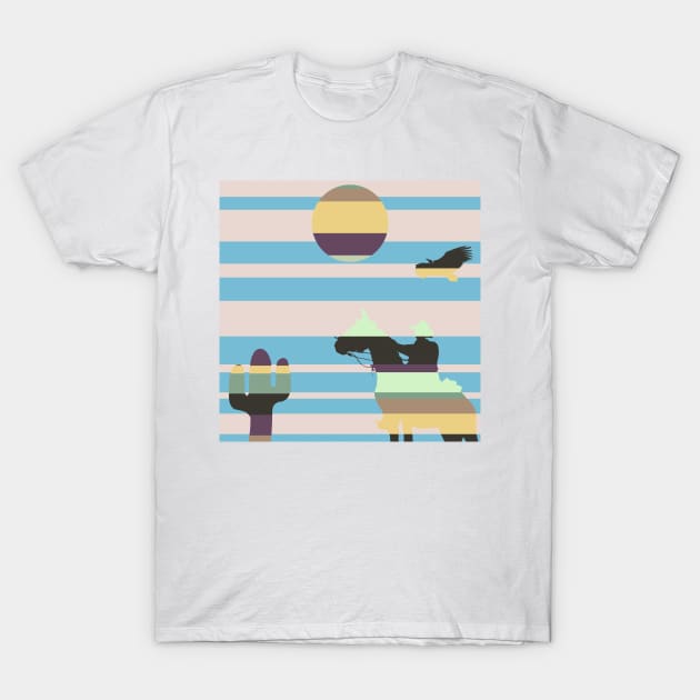 Riding In the Desert T-Shirt by MarbleCloud